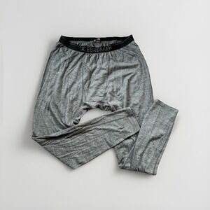 Icebreaker Men's  Merino 200 Wool Thermal Base Layer Pants 2XL XXL Outdoor Gray